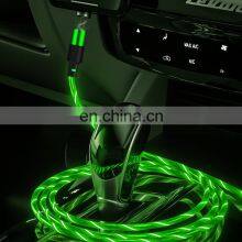 Led Luminous Lighting Mobile Phone Fast Charging Usb Magnetic Data Cable thumbnail-3