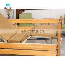 Homecare Furniture Fowler's Position Wood Material Two Function Mobility Hospital Medical Nursing Bed With Foam Mattress thumbnail-4