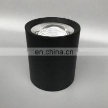 Outdoor Cylinder Black Aluminium Ceiling Surface Led Mounted Downlight Housing thumbnail-4
