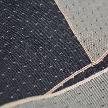11oz Cotton Star Dot Jacquard Denim Selvage Jeans Fabric for Women's Dress 32/33“ thumbnail-3