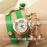 2015 Women Dress Watches Women Rhinestone Watches Vintage Sport Watch thumbnail-2