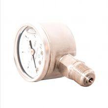 40MM Radial Liquid-filled Shock-resistant Stainless Steel Pressure Gauge With 2.5FS thumbnail-1