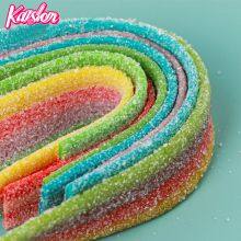 Good Quality Fruit Flavors Sour Belt Gummy Candy thumbnail-4