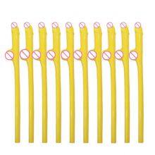 Bachelorette Reusable Willy Straws - Hen Party Funny Drinking Decor Adult Supplies thumbnail-2