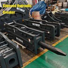 Mute-Type Hydraulic Breaker for Excavators the Diameter of the Drill Rod is 100 mm thumbnail-2
