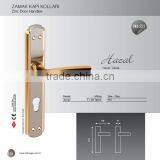 85mm Zinc Alloy Door Hardware Handle With Plate 743 223 thumbnail-2