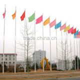 Stainless Steel Flagpole, Square Flagpole, Colored Flags