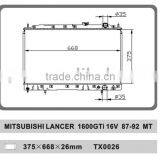 Auto Radiator for MITSUBISHI LANCER 1600GTI 16V 87-92 MT