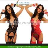 Hot Sexy Lingerie Underwear Mature Women Sexy Mini Dress Lace Sleepwear thumbnail-1