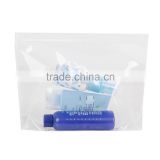 Custom Order No Printing Ziplock PVC Cosmetic Plastic Bag