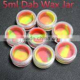 Clear 5ml Silicone Non-stick Container Dabs Containers Storage Plastic Oil Jar thumbnail-5
