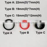 18/22mm Diameter Logo Color Custom Vape Mod Silicone Rubber Bands thumbnail-5