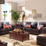 New American Real Leather Sofa High Quality Living Room Furniture Sectional Sofa thumbnail-2