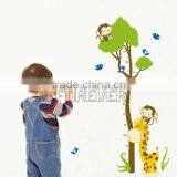 [Alforever]XL Cartoon Tree Height Sticker Wall Decal for Home Wall Decorative Art thumbnail-1