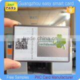 Good Price for Plasitc Transparent qr Code Business Card