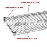 Wire Shelving Type and Single-sided Feature Corrosion Protection Storage Metallic Wire Mesh Shelving thumbnail-3
