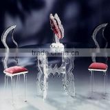 transparent wedding chair/clear acrylic chairs/cheap acrylic dining chair