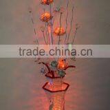 Floor Standing Lamp High Quality Aluminum Wire Flower Vase Modern Indoor Flower Lamp thumbnail-1
