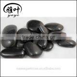 Natural Black Flat River Stones for Body Massager/Massage Stone for Sale
