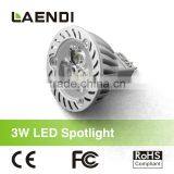 High Efficiency Aluminum Spotlight 3W With CE RoHS FCC Approved