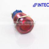 19mm Metal Switch, Red Metal Switch, LED and Momentary Switch