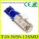 Car Interior Led Lights 5050 13smd T10 W5w Led for Cadillac Srx