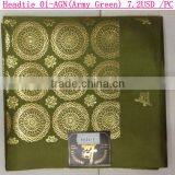 Silver African Headtie for Women Gele thumbnail-3