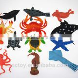 PVC animals toys hot selling sea animals