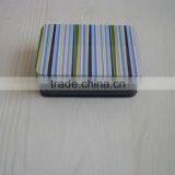 First Grade Promotional or Family Use Square Soap Tin Can