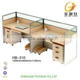 2015 Top Selling Office Desk Export in Guangdong Products With Glass HB-313 thumbnail-4