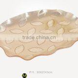 2015 Fashional M Size Oval Transparent Acrylic Fruit Plate Dry Fruit Plate thumbnail-2