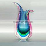 Hot Sale Decorative Blown Art Glass Vase for Home/party Decorations thumbnail-1