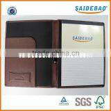 Cusom High Quality PU Leather a4 Portfolio Folder With Notepad and Calculator thumbnail-5