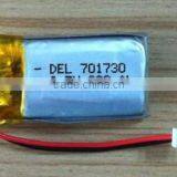 Best Sale Lithium Polymer Battery 701730 With 3.7V 280mAh Capacity