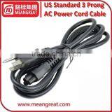US Standard 3 Prong AC Power Cord Cable thumbnail-4
