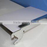 Chrome Floating Glass Shelf Support Bracket / Hanging Shelf Hook / Wooden Board Support thumbnail-2