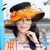 Wholesales Fashion Trendy Millinery Organza Hats thumbnail-1