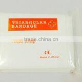 MK-T01 Hot Sale High Quality Surgical Medical Bandage For First Aid Use Triangular Bandage thumbnail-1