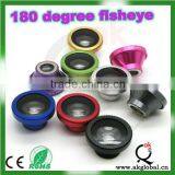 Universal 180 degree Detachable Clip Fisheye Lens for Smart Phone