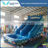Barry New Hot Blue Seeworld Inflatable Slides for Kids , Kids Water Slide