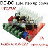 LTC3780 Converter 100W High Power Board dc 5v 10v 12v 18v 20v 24v 26v 30v to dc 8v 15v 22v 24v 30v 32v Current 8A