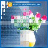 Clear Colored Pattern Diamond Glass