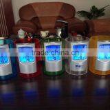 2015 New Table Clock With LCD Calendar Pen Holder With Clock