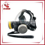 full face double filter gas mask, chemical face mask