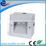 2016 Powder Coated Aluminum Silver Grey Aluminum Outdoor Recessed Led Wall Light thumbnail-3