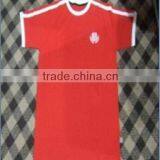 Red Color Men's High Quality Pattern T-Shirt thumbnail-1