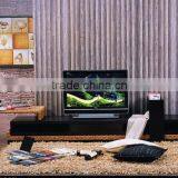 Indoor Interior TV bench 100% rattan water hyacinth & Acacia wooden frame