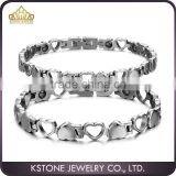 KSTONE 2015 Hot Sale 316L Stainless Steel Heart Shape Bracelets bangles