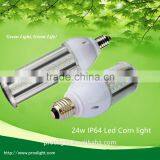 IP64 led e40 bulb,24w corn led lamp 360 degree led corn light