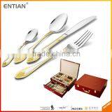 Cutlery Set Wooden Box, Cutlery Set 72, Gold Cutlery Set thumbnail-3